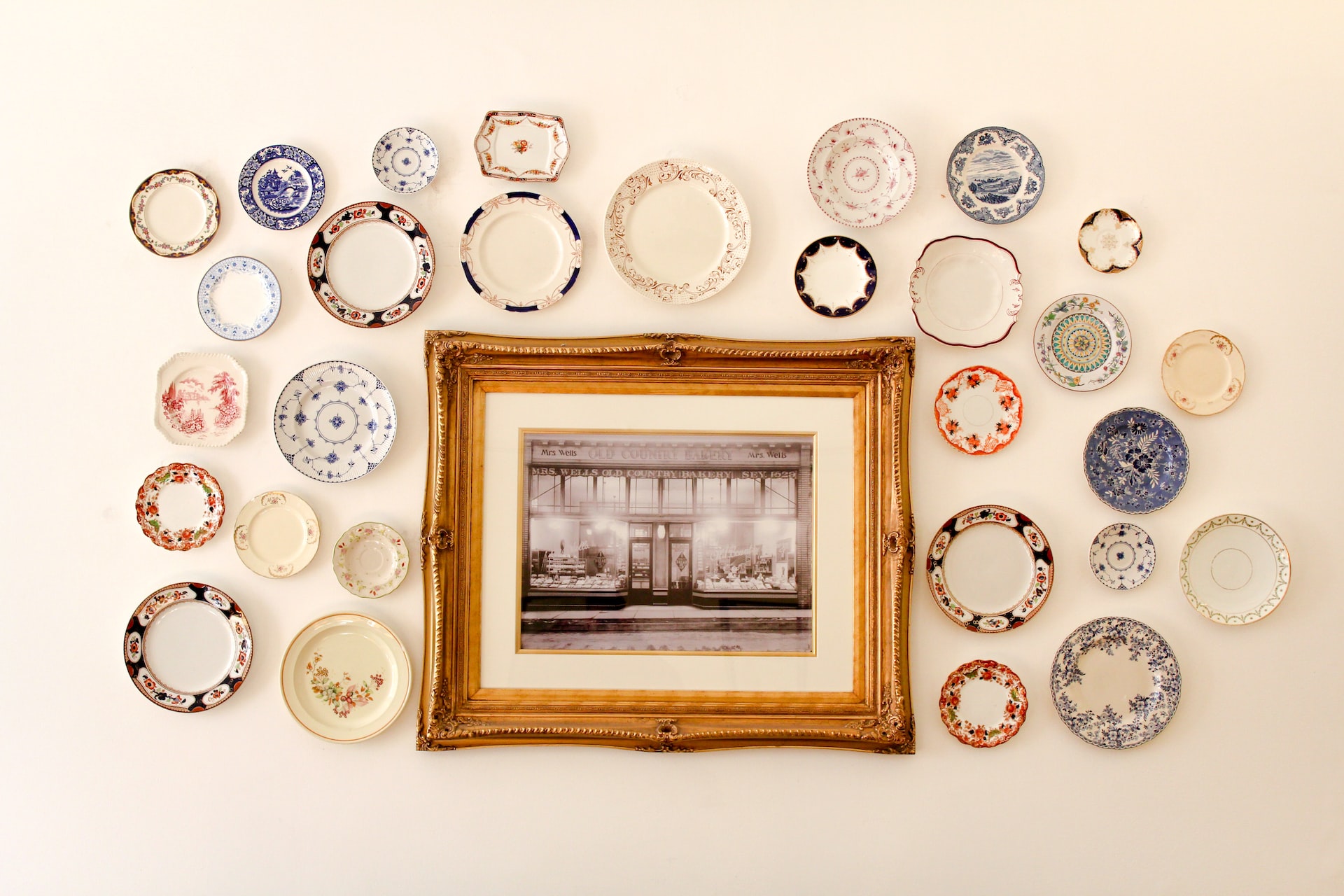 picture frame with collectibles